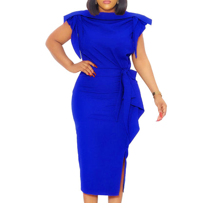 Robe fourreau pour femme avec des épaules élégantes Chic und Stil