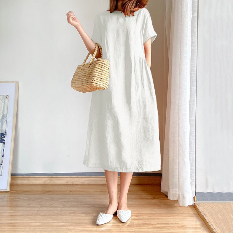Robe d'été légère et polyvalente pour femmes avec poches Chic und Stil