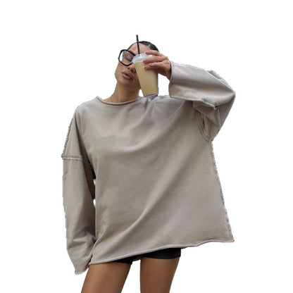 Pull oversized décontracté pour femmes avec des accents tendance Chic und Stil