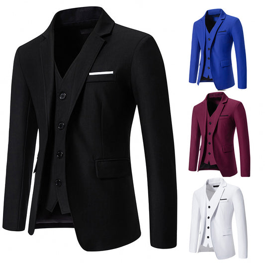 Costume élégant pour hommes avec blazer, gilet et pantalon Chic und Stil