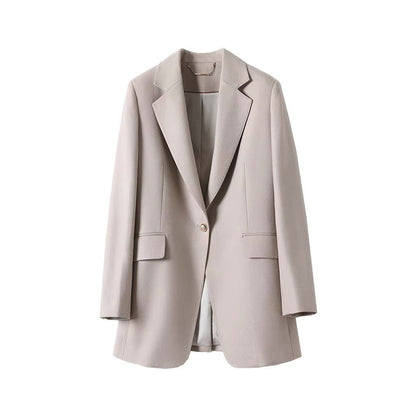 Blazer ajusté à simple boutonnage pour femmes Chic und Stil
