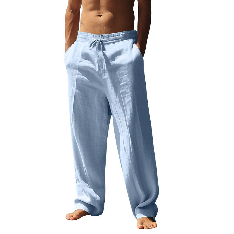 Men's airy summer pants with elastic waistband Chic and style