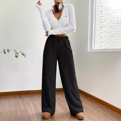 Ladies Fluffy Relaxed Pants In Casual Cut Chic und Stil