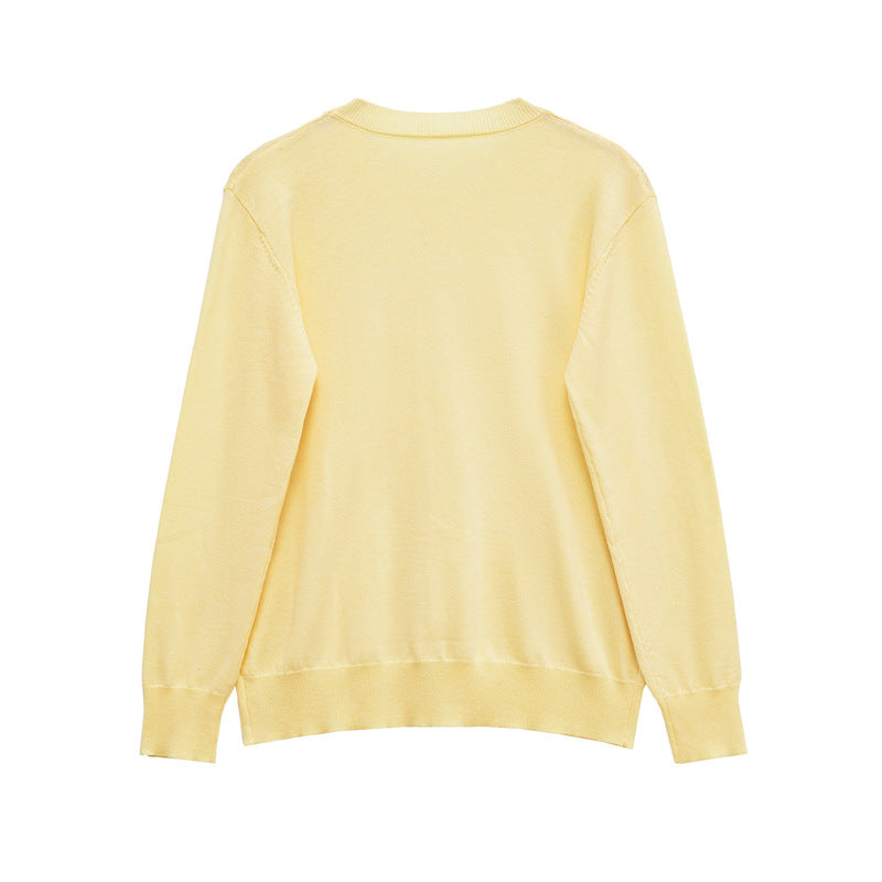 Dames pull décontracté en matériau doux Chic und Stil