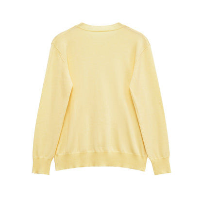 Dames pull décontracté en matériau doux Chic und Stil