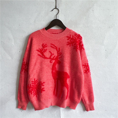 Pull de Noël pour femmes avec un design de renne festif et une qualité de tricot haut de gamme Chic und Stil
