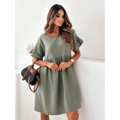 Dames Breezy A-ligne Mini robe Chic und Stil