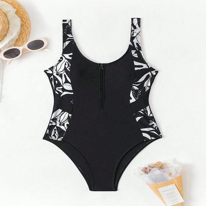 Maillot de bain une pièce zippé pour femmes Chic und Stil