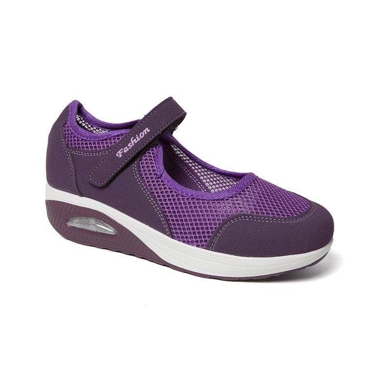 Baskets Slip-On Confortables pour Femmes avec Structure en Maille Respirante Chic und Stil