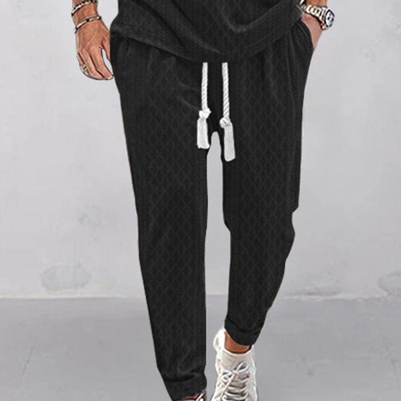 Casual sports pants for men with elastic waist and side pockets Chic und Stil