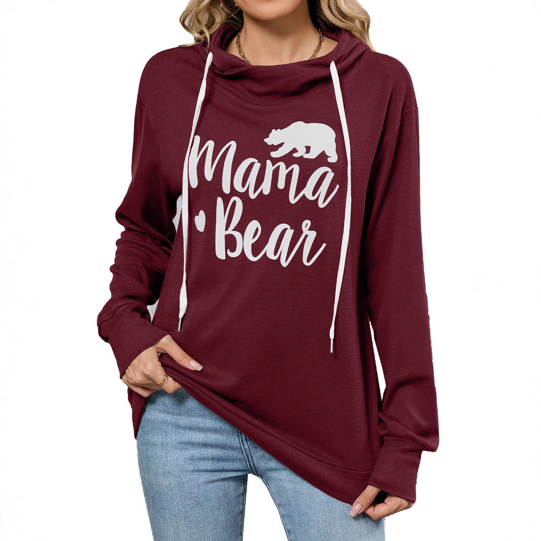 Pull à capuche décontracté pour femmes avec design estampillé Chic und Stil