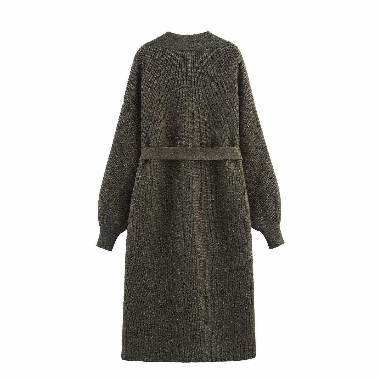 Dames élégante cardigan avec ceinture à la taille Chic und Stil