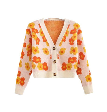 Cardigan pour femmes avec design floral Chic und Stil