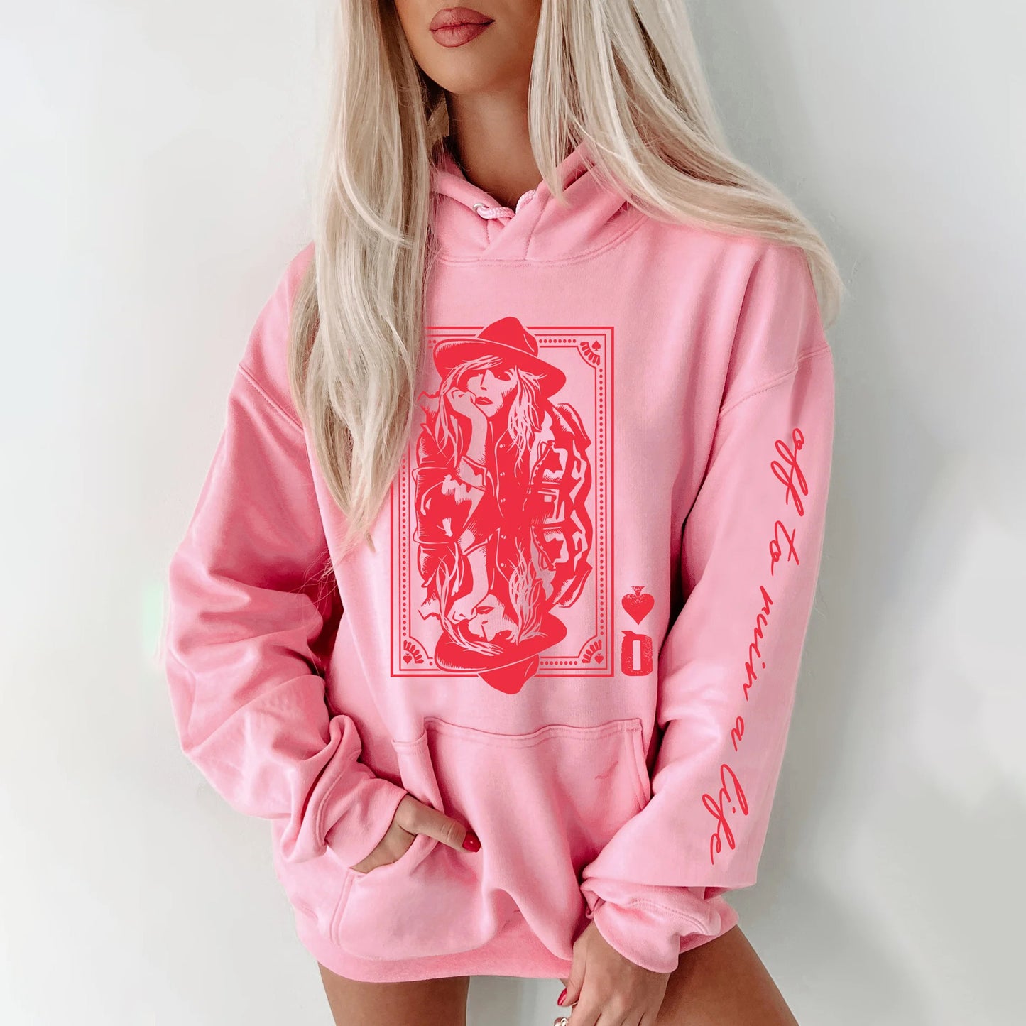 Dames hoodie stylé avec impression graphique créative Chic und Stil