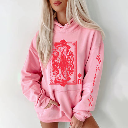 Dames hoodie stylé avec impression graphique créative Chic und Stil