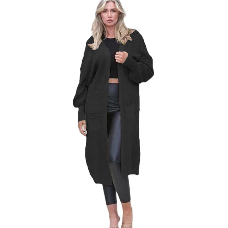 Cardigan en maille épaisse pour femmes avec poches profondes et coupe décontractée Chic und Stil