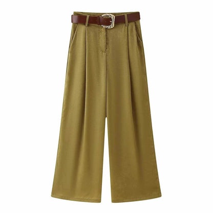 Elegant and comfortable Palazzo pants for women with a stylish waist belt Chic and Style