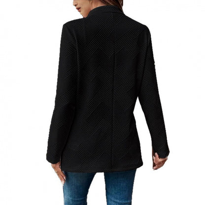 Dames Élégante Veste au design moderne avec design texturé Chic und Stil