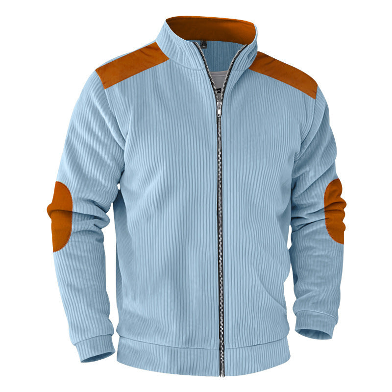 Veste de loisir pour hommes avec col montant Chic und Stil