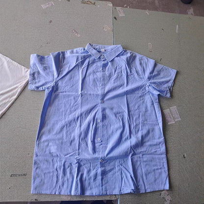 Hommes Léger Décontracté Coupe Ample Chemise à Manches Courtes Chic und Stil