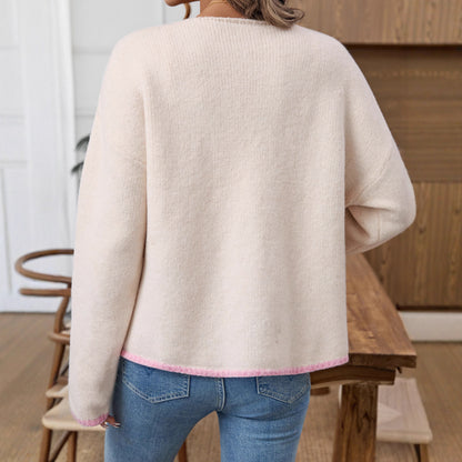 Veste en tricot pour femmes avec de élégantes liens et poches Chic und Stil