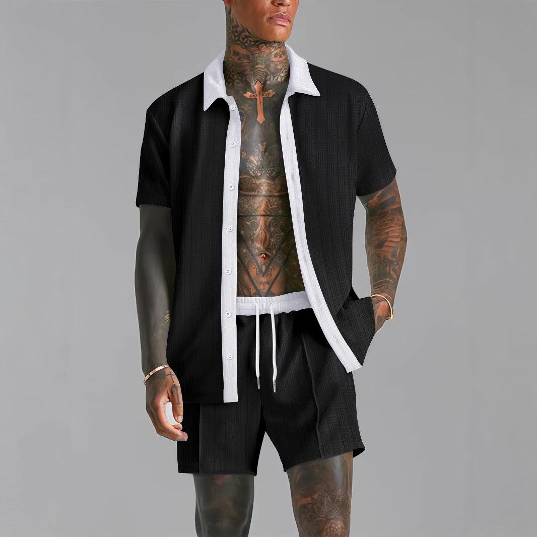 Hommes Loisirs Vacances Ensemble Chic und Stil