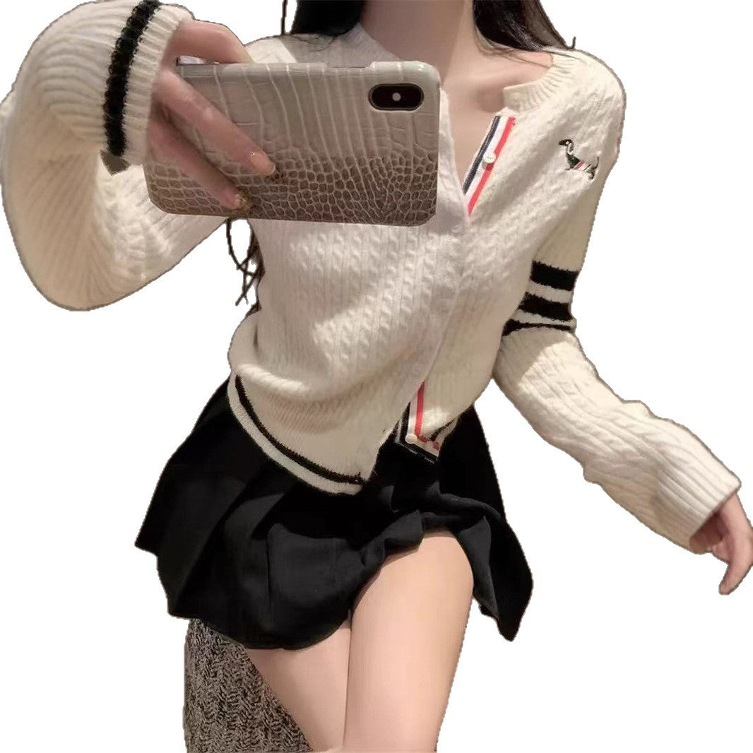 Dames gilet décontracté avec accents à la mode et détails contrastants Chic und Stil