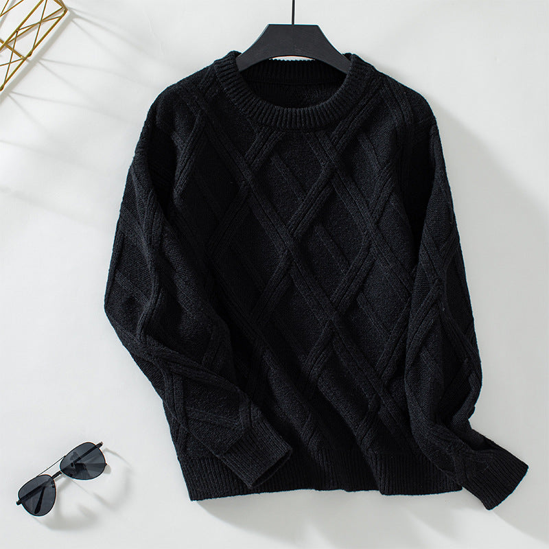 Pull en tricot pour femmes avec un motif losange moderne et un matériau de haute qualité Chic und Stil