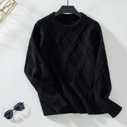 Pull en tricot pour femmes avec un motif losange moderne et un matériau de haute qualité Chic und Stil