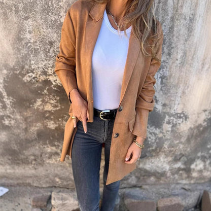 Dames élégant blazer oversize Chic und Stil
