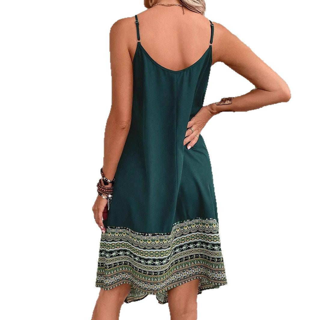 Robe d'été sans manches inspirée du style bohémien Chic und Stil