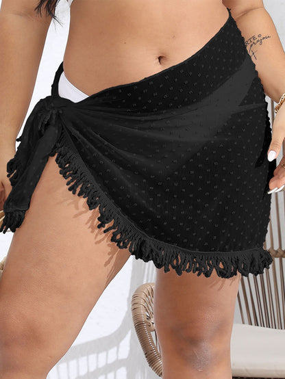 Dames Chic Franges Maillot Couverture Wrap Chic und Stil