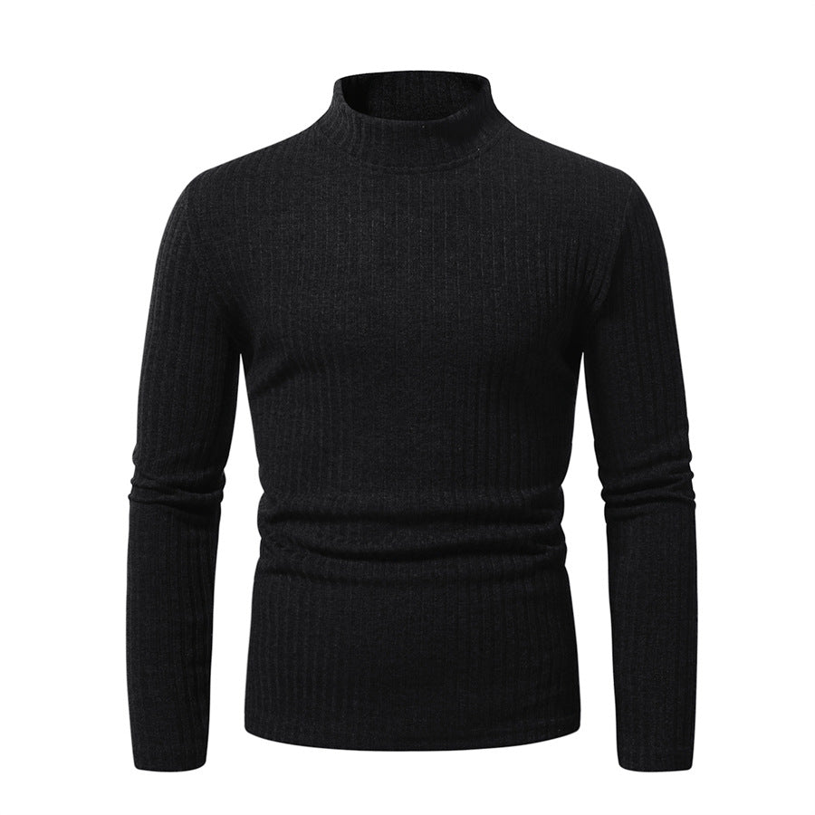 Pull col roulé en maille fine pour hommes Chic und Stil