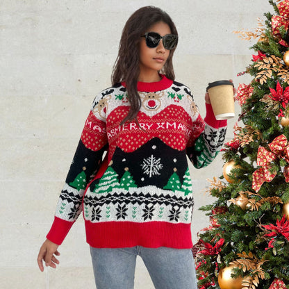 Pull de Noël pour femmes avec des motifs festifs et une coupe confortable Chic und Stil