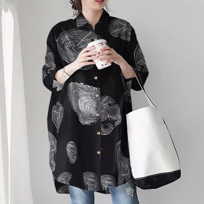 Chemise surdimensionnée à boutons Chic und Stil