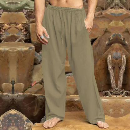 Comfortable casual pants for men with adjustable waist Chic and Style