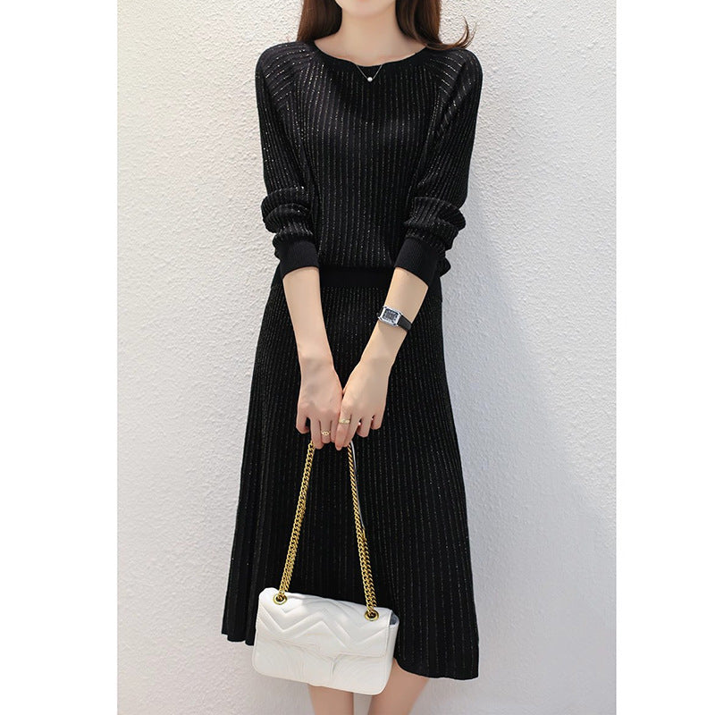 Ensemble de robe tricoté élégant pour femme Chic und Stil
