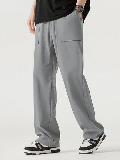 Casual cargo pants for men with practical pockets and elastic waist Chic and Style