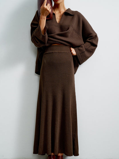 Dames Ensemble en tricot élégant en matériau de haute qualité Chic und Stil