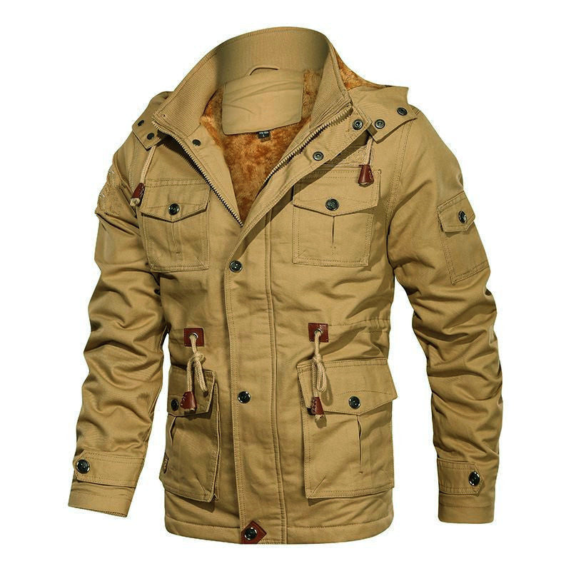 Functional jacket for men with padded interior and practical pockets Chic and Style