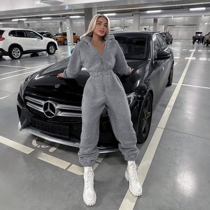 Dames combinaison en polaire douillette Chic und Stil