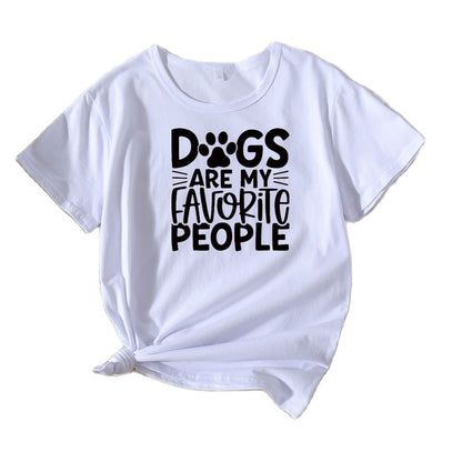 T-shirt graphique pour femmes amatrices de chiens Chic und Stil