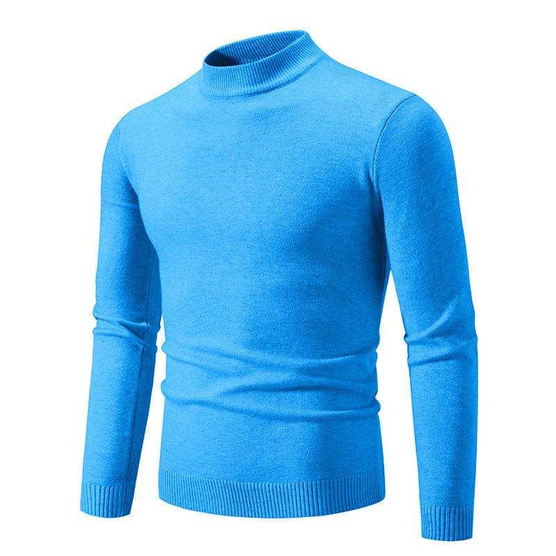 Pull élégant pour hommes avec col montant Chic und Stil