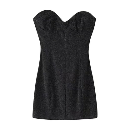 Robe de soirée pour femmes avec coupe slim et décolleté en cœur élégant Chic und Stil