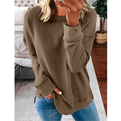 Pull créatif pour femmes avec design de tache de couleur Chic und Stil