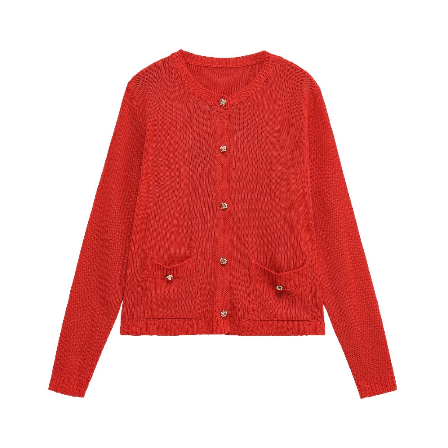 Dames élégante cardigan avec poches pratiques Chic und Stil