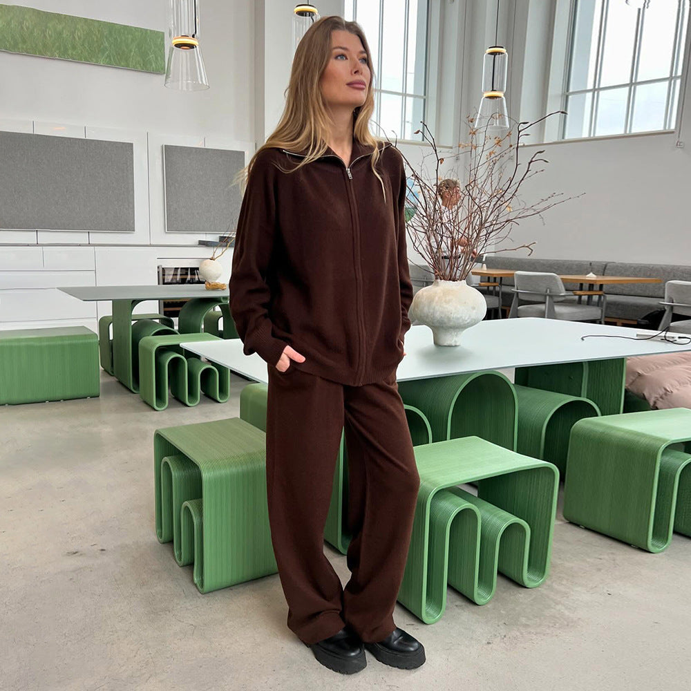 Dames ensemble en polar confortable Chic und Stil