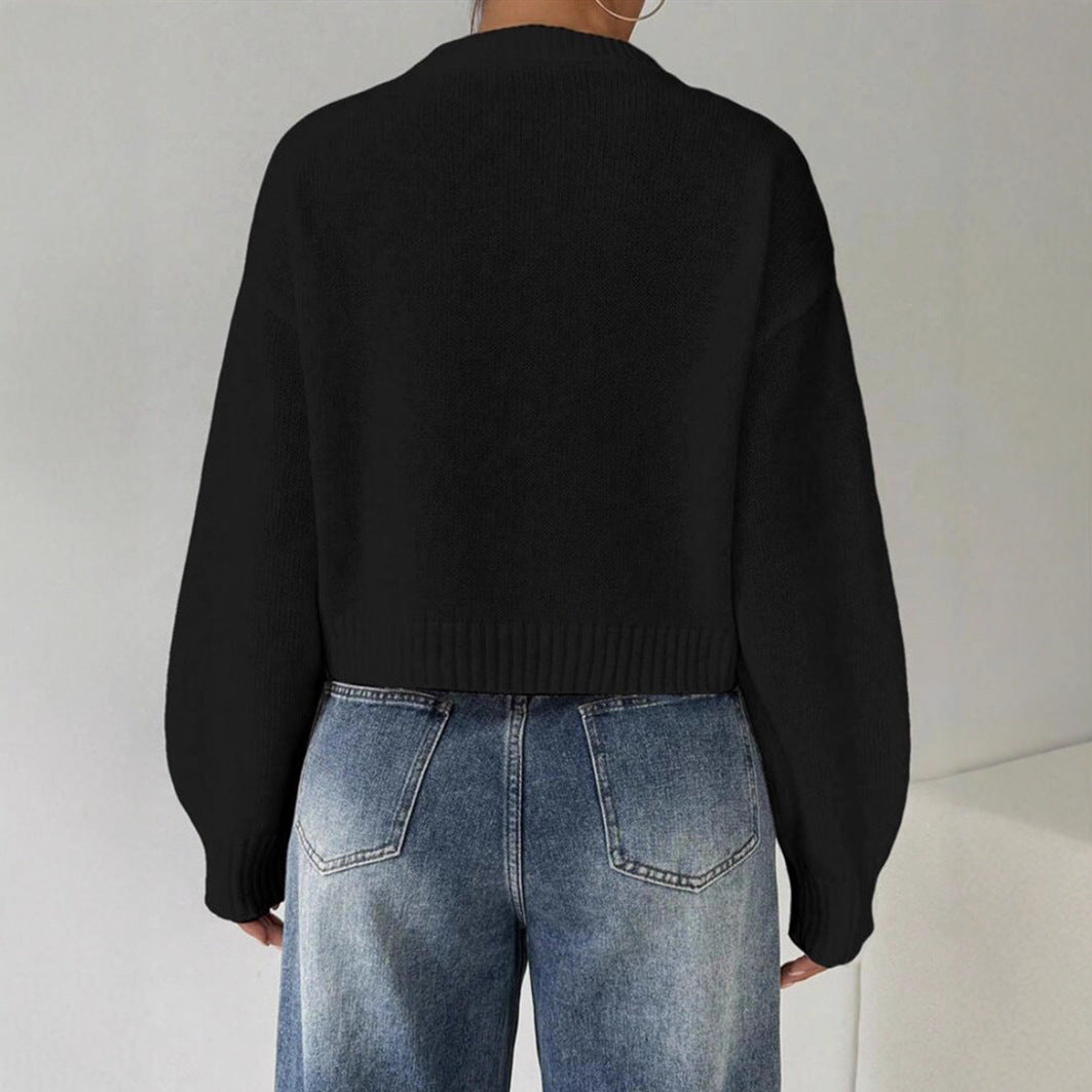 Pull en fine maille décontracté pour dames Chic und Stil