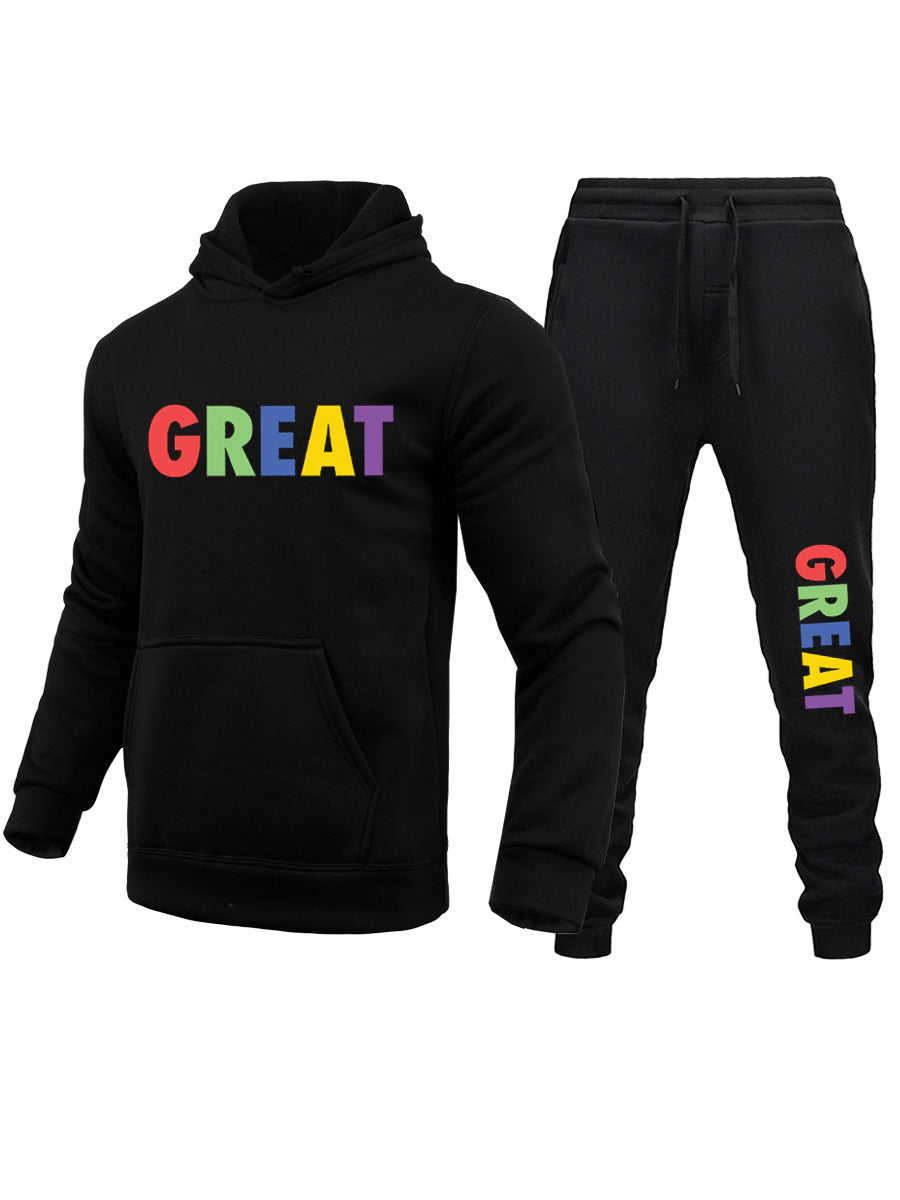 Costume de jogging pour hommes avec motif coloré Chic und Stil