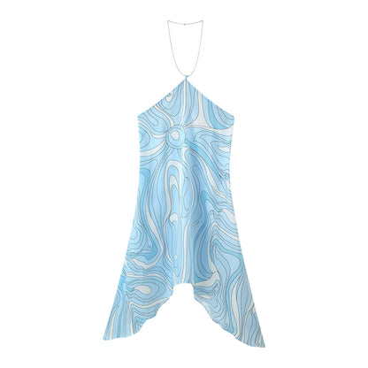 Robe maxi pour femmes avec une coupe asymétrique élégante et des motifs floraux Chic und Stil